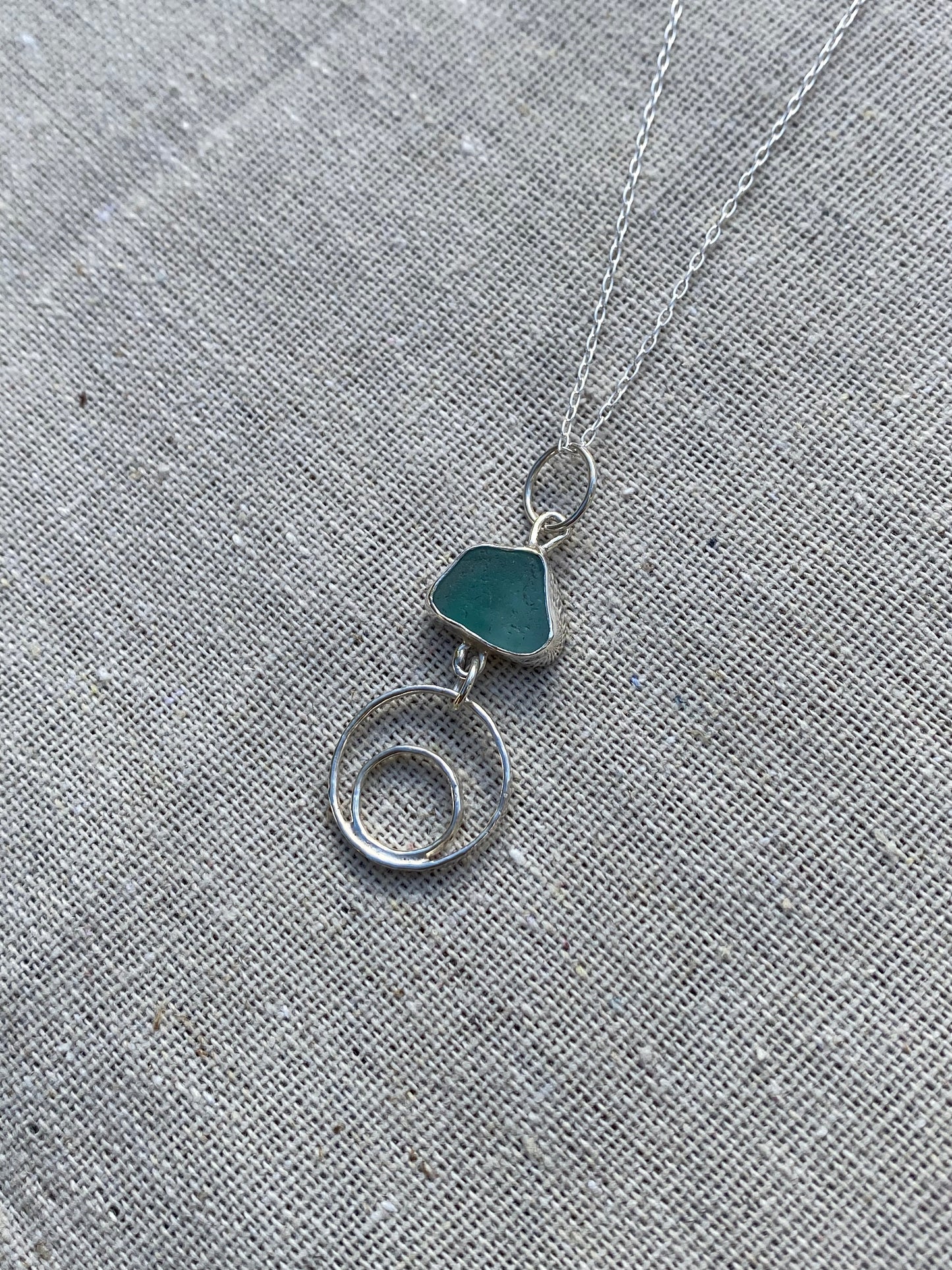 Turquoise Seaglass Necklace