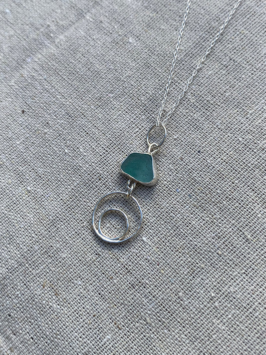 Turquoise Seaglass Necklace